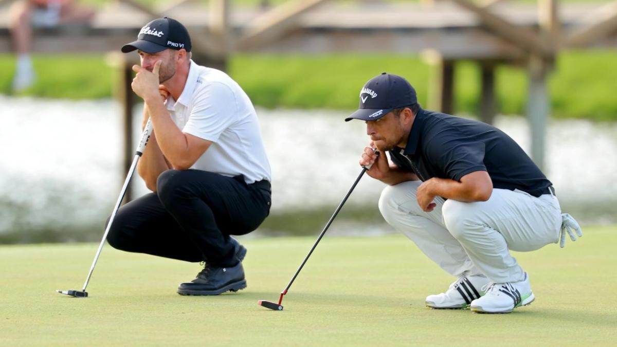 Golfers Xander Schauffele and Wyndham Clark